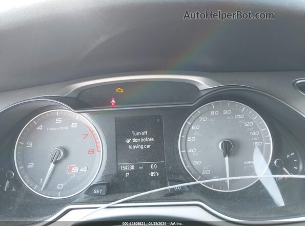 WAUBGAFL1GA002319 2016 AUDI S4 Красный Вид задних сидений