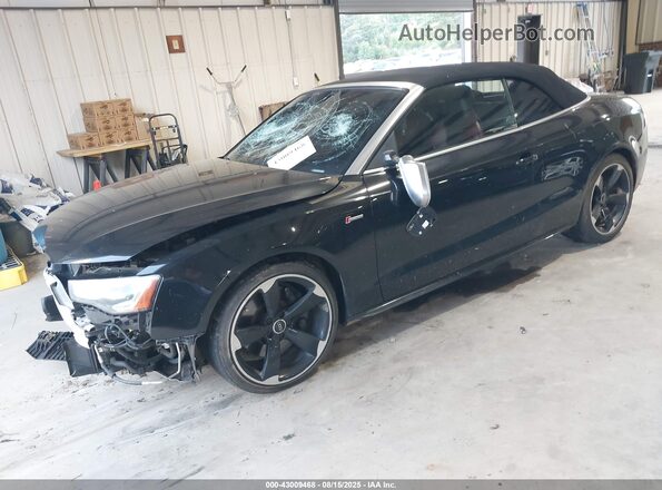 WAUC4AFH4HN003385 2017 AUDI S5 Black წინა მარცხენა ხედი სამი მეოთხედიდან