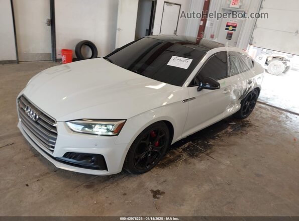 WAUC4CF59KA095657 2019 AUDI S5 White Առջևի ձախ երեք քառորդ տեսարան