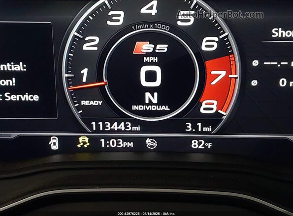 WAUC4CF59KA095657 2019 AUDI S5 White 