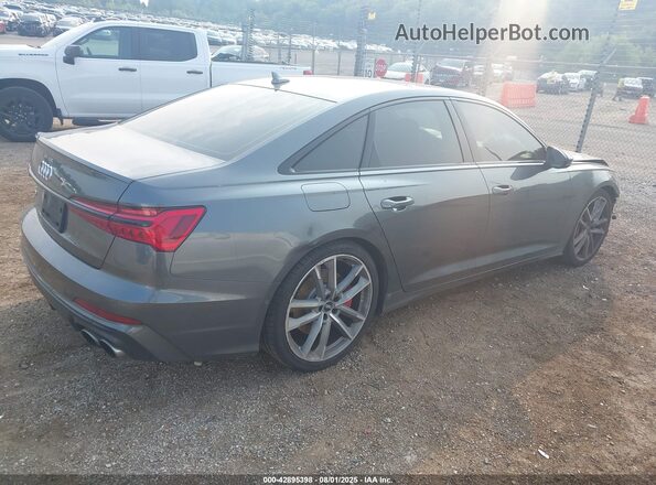 WAUFFAF26LN026677 2020 AUDI S6 Gray Trasero derecho