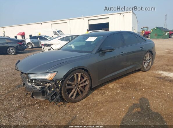 WAUFFAF26LN026677 2020 AUDI S6 Gray Vista tres cuartos delantera izquierda