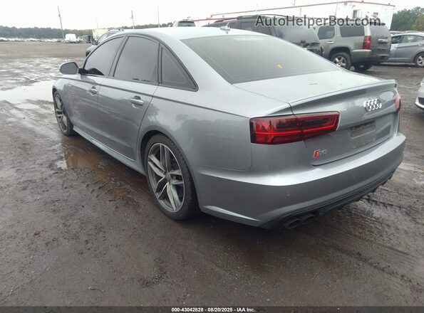 WAUFFAFC9HN128166 2017 AUDI S6 Gray Rear left