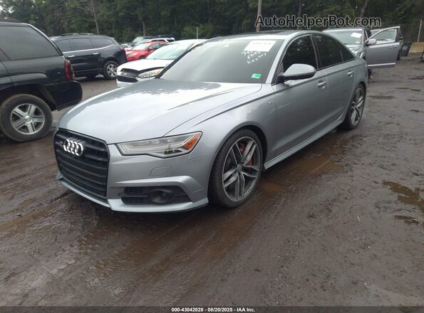 WAUFFAFC9HN128166 2017 AUDI S6 Gray Front left