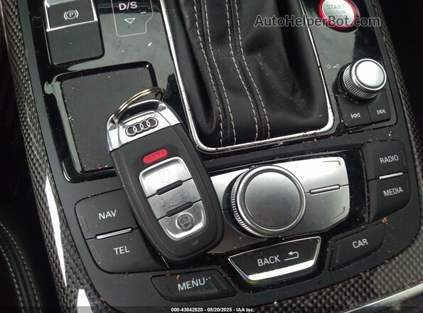 WAUFFAFC9HN128166 2017 AUDI S6 Gray Dashboard view