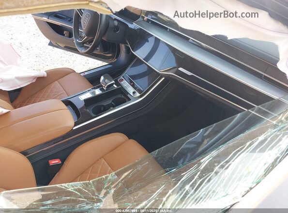 WAULSAF85PN001164 2023 AUDI S8 Черный Вид салона спереди