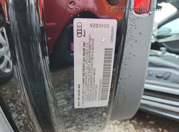 WAUTAAF54RA004222 2024 AUDI OTHER Black 
