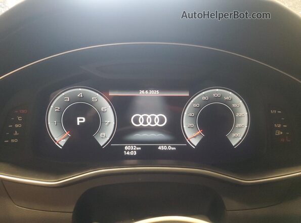WAUV2BF22SN020077 2025 AUDI OTHER Gray Вид щитка приладів