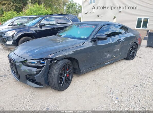 WBA13AR04NCK77385 2022 BMW M4 Black Vista tres cuartos delantera izquierda