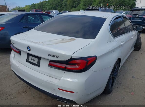 WBA13BJ03MCF62890 2021 BMW 5 SERIES White Rear right