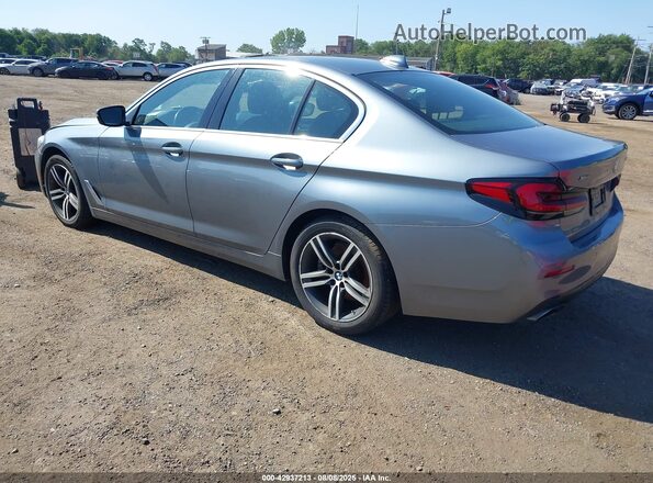 WBA13BJ09MWW96492 2021 BMW 5 SERIES Серый Задняя левая четверть