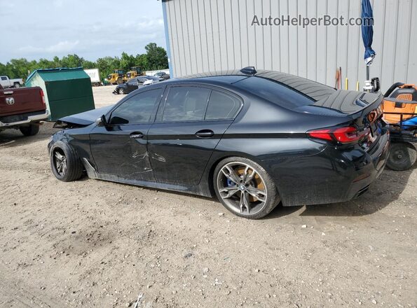 WBA13BK08MCF97469 2021 BMW M5 Black უკანა მარცხენა