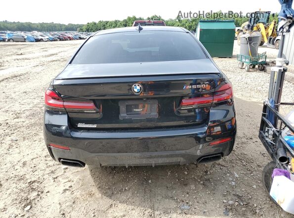 WBA13BK08MCF97469 2021 BMW M5 Black უკანა ხედი