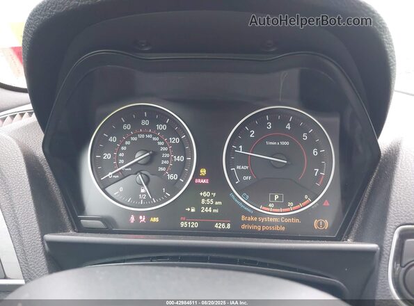 WBA1J7C50GV359814 2016 BMW M2 White Հետևի նստատեղերի տեսք