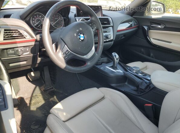 WBA1K9C55GV322265 2016 BMW 2 SERIES White Вид панелі приладів