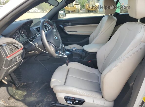 WBA1K9C55GV322265 2016 BMW 2 SERIES White Вид салону спереду