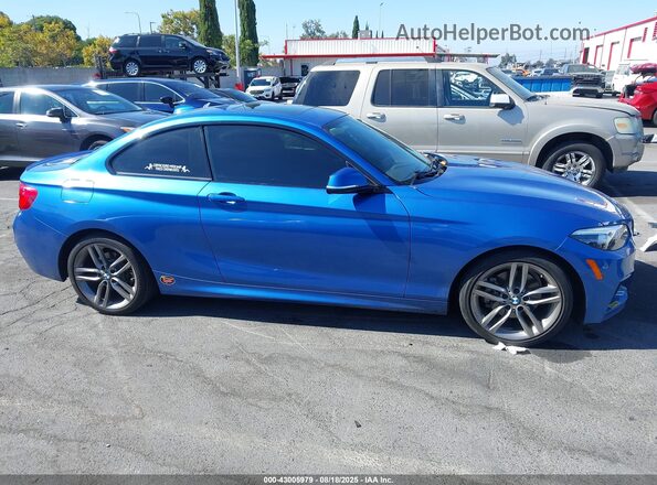 WBA2J1C57JVD09438 2018 BMW 2 SERIES Blue Սալոնի հետևի տեսք
