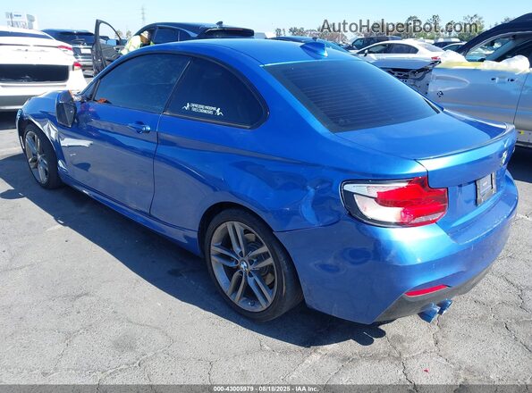 WBA2J1C57JVD09438 2018 BMW 2 SERIES Blue Հետևի ձախ