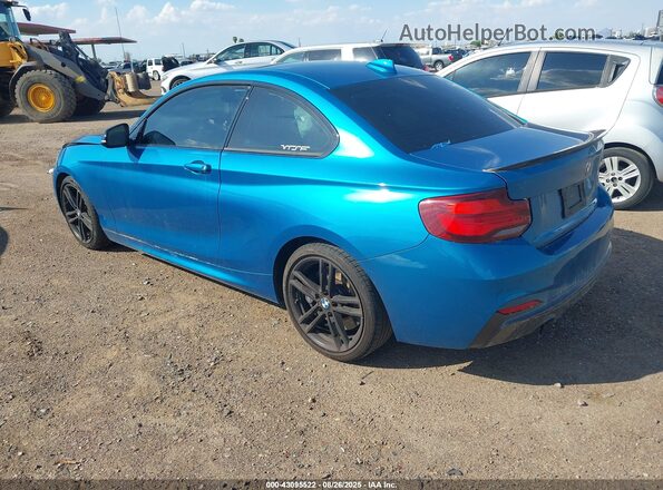 WBA2J5C02M7J70627 2021 BMW M2 Синий Задняя левая четверть