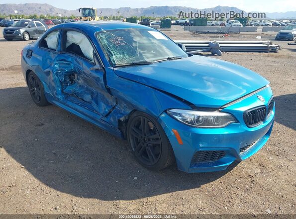 WBA2J5C02M7J70627 2021 BMW M2 Синий Вид спереди