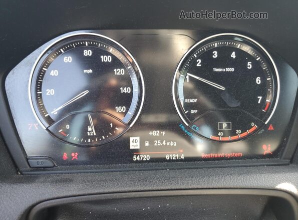 WBA2K1C00L7E27243 2020 BMW 2 SERIES Black Instrument cluster view
