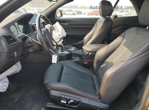 WBA2K1C04L7D81612 2020 BMW 2 SERIES Black წინა სალონის ხედი