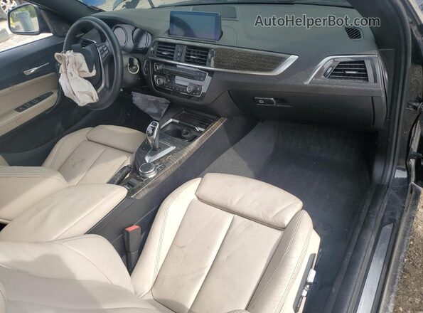 WBA2K1C5XKVD41847 2019 BMW 2 SERIES Black წინა პანელის ხედი