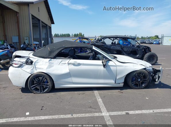 WBA2N1C51JVC27984 2018 BMW M2 White უკანა სალონის ხედი