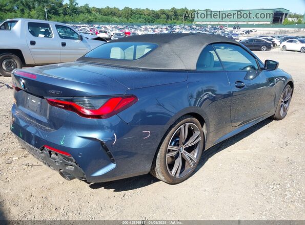 WBA43AT00PCM07414 2023 BMW 4 SERIES Blue Trasero derecho