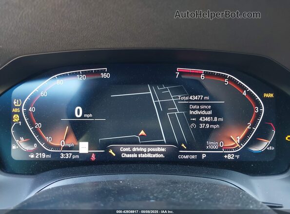 WBA43AT00PCM07414 2023 BMW 4 SERIES Blue Vista de los asientos traseros