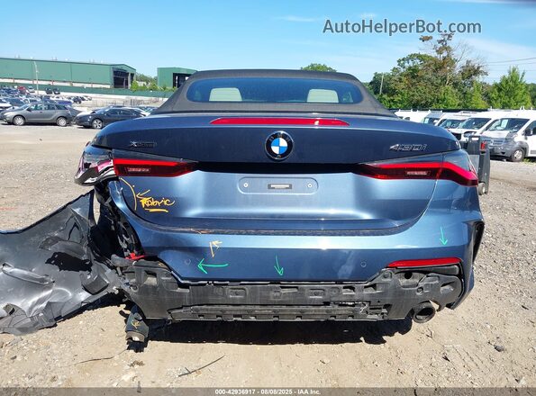 WBA43AT00PCM07414 2023 BMW 4 SERIES Blue Vista frontal