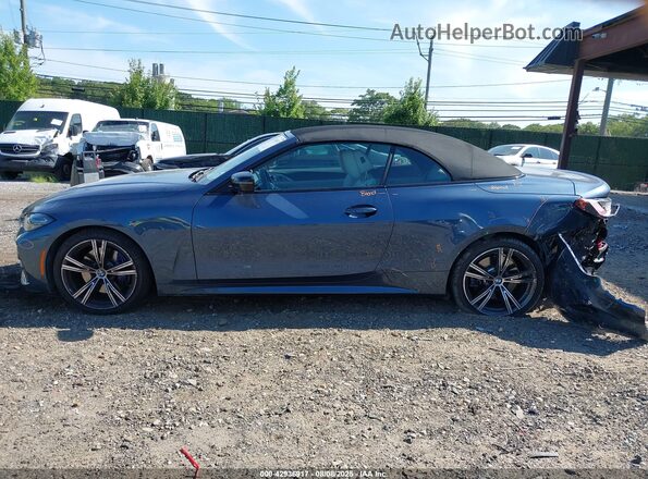 WBA43AT00PCM07414 2023 BMW 4 SERIES Blue Vista interior de 360 grados