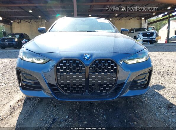 WBA43AT00PCM07414 2023 BMW 4 SERIES Blue Vista del cuadro de instrumentos