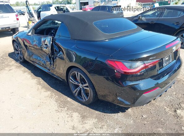 WBA43AT02NCH76825 2022 BMW 4 SERIES Black Задня ліва чверть