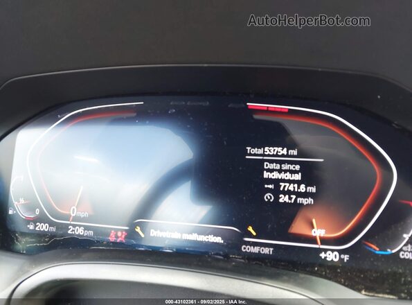 WBA43AT02NCH76825 2022 BMW 4 SERIES Black Вид задніх сидінь