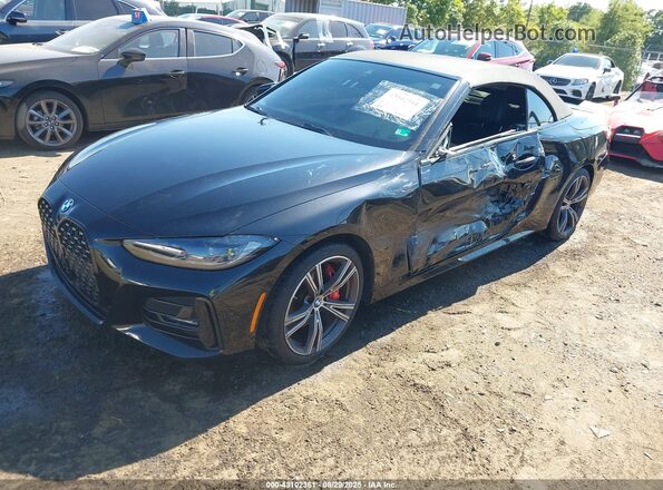 WBA43AT02NCH76825 2022 BMW 4 SERIES Black Панорамний вид салону 360°