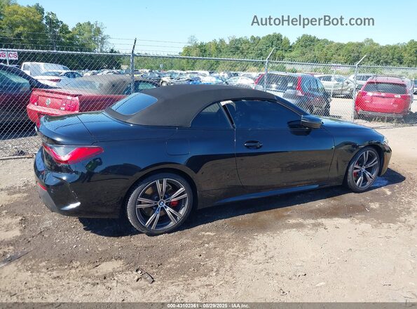 WBA43AT02NCH76825 2022 BMW 4 SERIES Black Вид задньої частини салону