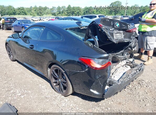 WBA53AP00NCH96487 2022 BMW 4 SERIES Black უკანა მარცხენა