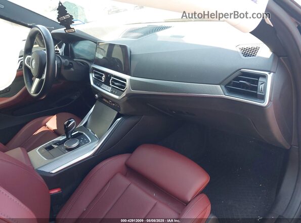 WBA53AP00NCH96487 2022 BMW 4 SERIES Black წინა სალონის ხედი