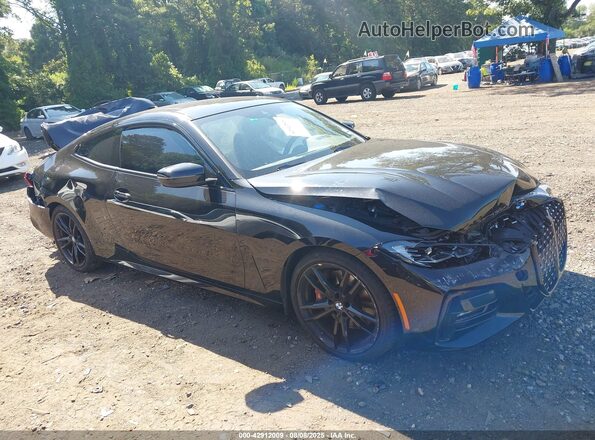 WBA53AP00NCH96487 2022 BMW 4 SERIES Black უკანა სალონის ხედი