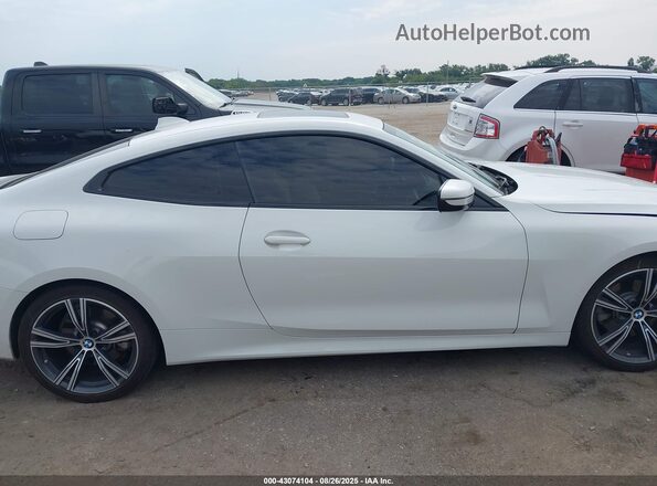 WBA53AP08MCF96696 2021 BMW 4 SERIES White უკანა სალონის ხედი