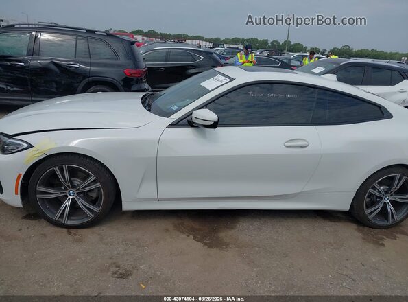 WBA53AP08MCF96696 2021 BMW 4 SERIES White სალონის 360-გრადუსიანი ხედი