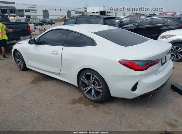 WBA53AP08MCF96696 2021 BMW 4 SERIES White უკანა მარცხენა
