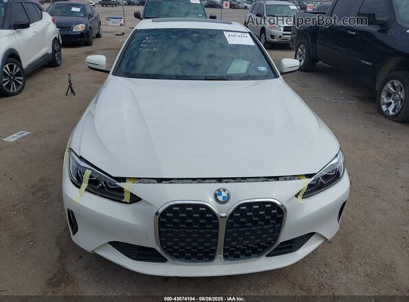 WBA53AP08MCF96696 2021 BMW 4 SERIES White ხელსაწყოთა პანელის ხედი