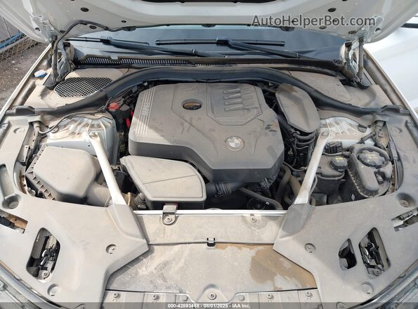 WBA53BH01NCJ48383 2022 BMW 5 SERIES White Вид ззаду