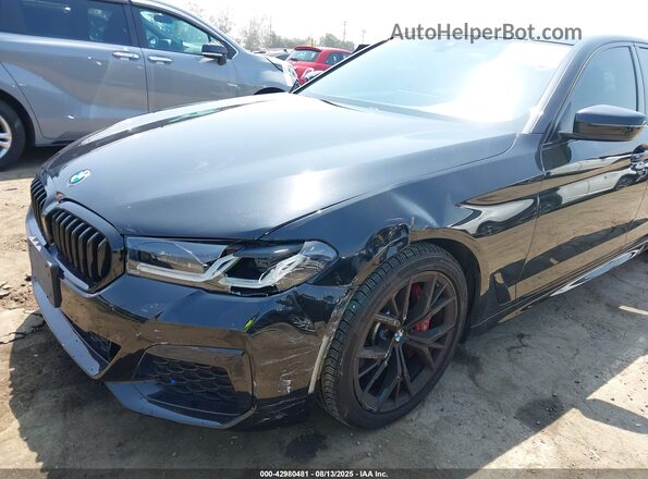WBA53BH01PWX99062 2023 BMW 5 SERIES Black Вид спереду