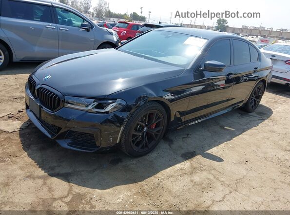 WBA53BH01PWX99062 2023 BMW 5 SERIES Black Передня ліва чверть