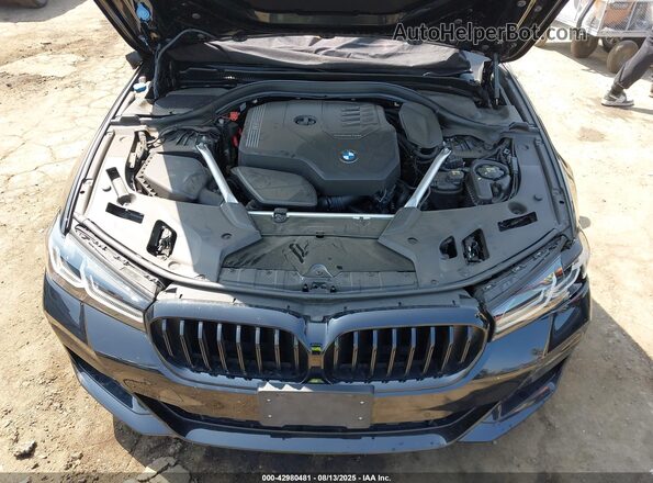 WBA53BH01PWX99062 2023 BMW 5 SERIES Black Вид ззаду