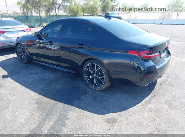 WBA53BH06MCF79240 2021 BMW 5 SERIES Black Tył lewy
