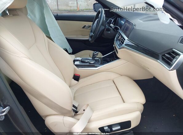 WBA5P7C05MFL20419 2021 BMW 7 SERIES Gray წინა სალონის ხედი